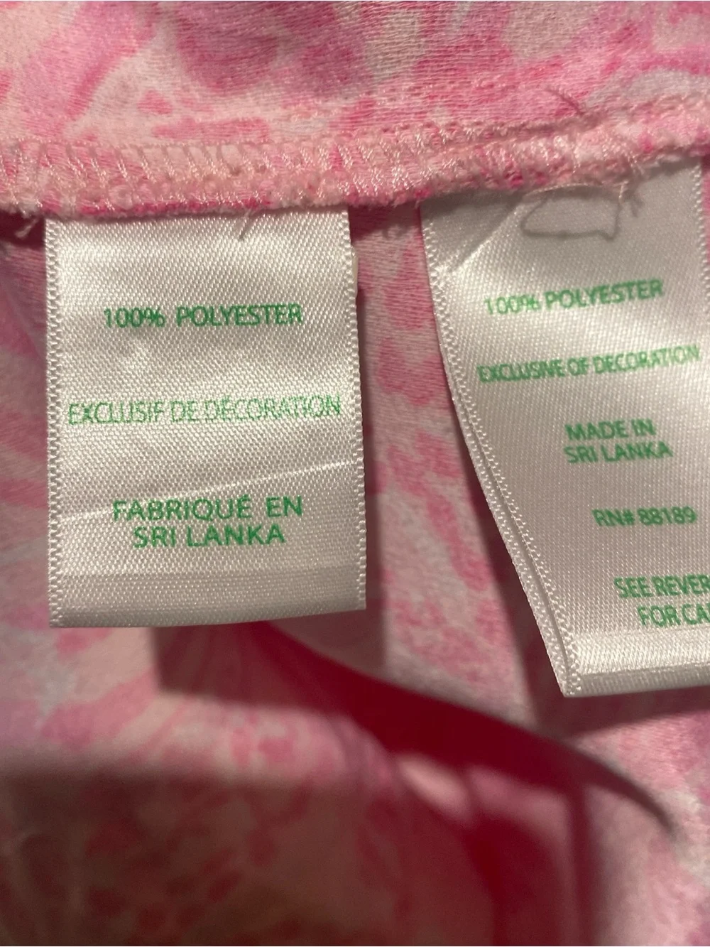 Lilly Pulitzer Pink and White Floral Sleeveless Top Size 10 NWOT - Picture 8 of 9